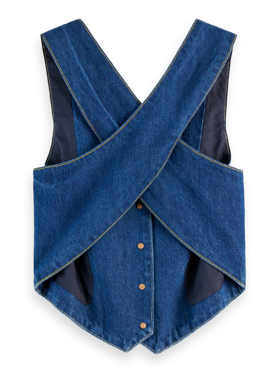 figurbetonte jeansweste city fresh
