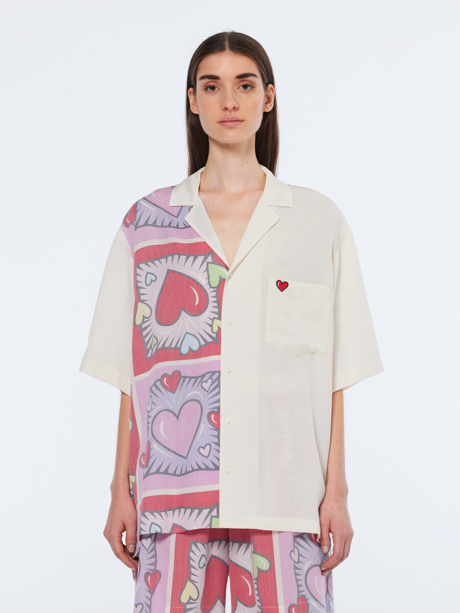 scotch soda x burton morris herz-shirt