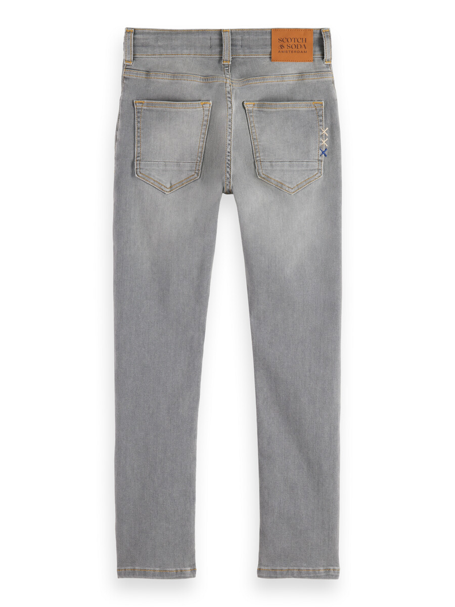 strummer slim jeans für jungen – grau
