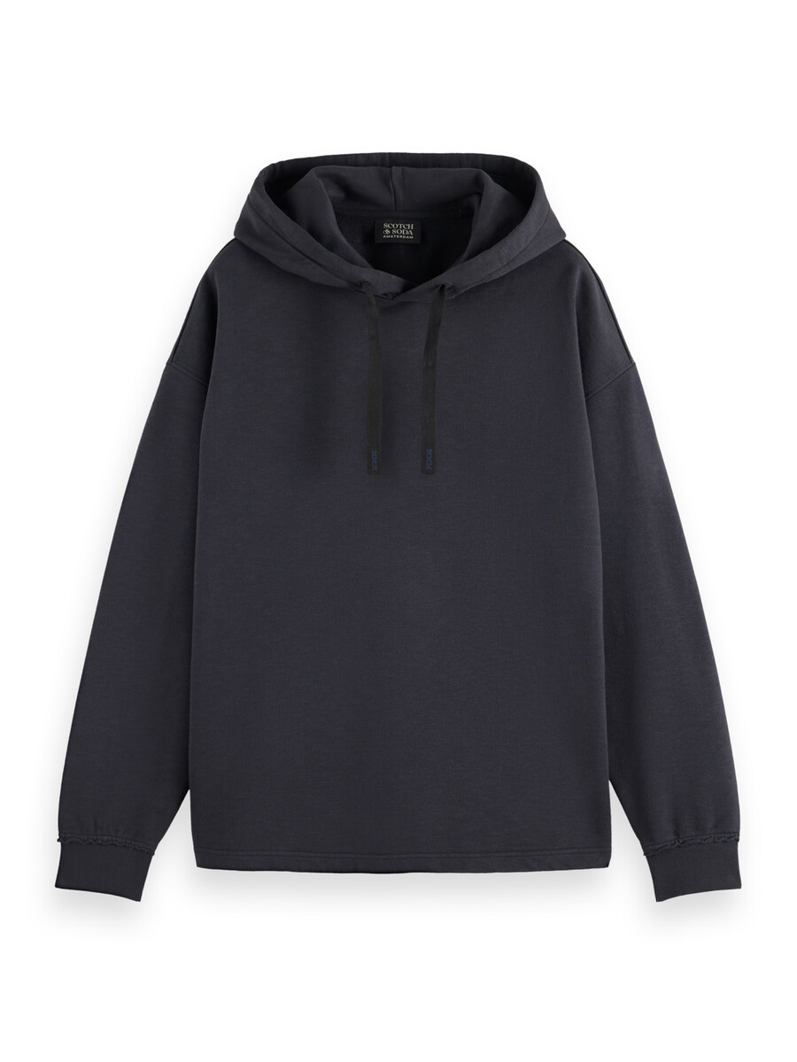 essentials – hoodie mit gesticktem logo