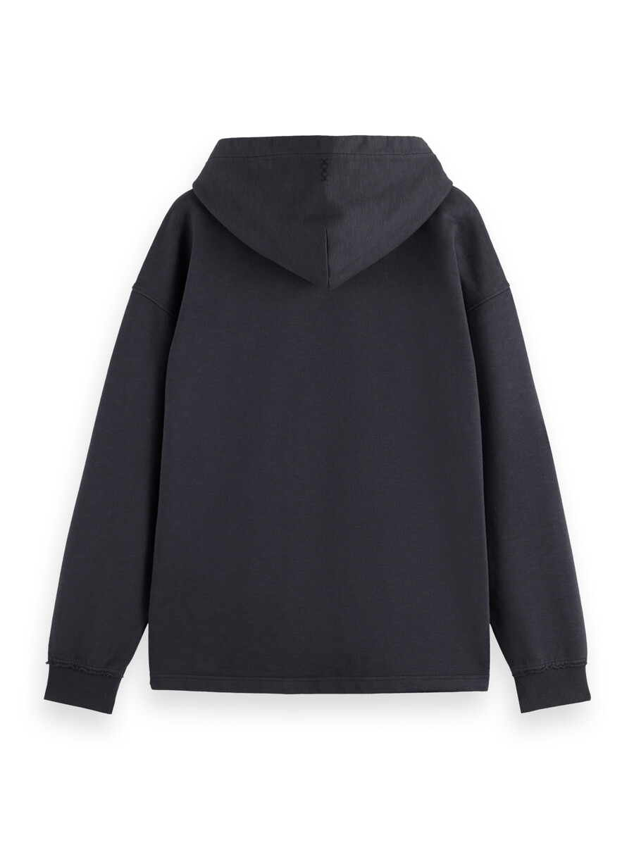 essentials – hoodie mit gesticktem logo