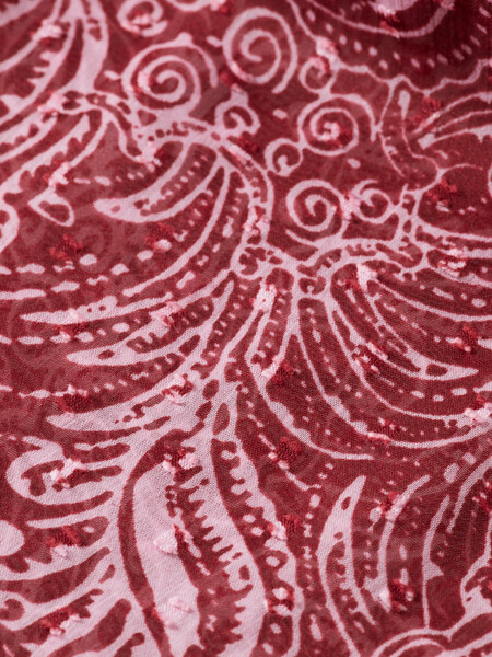 maxikleid mit paisley-print und fil-coupé-muster