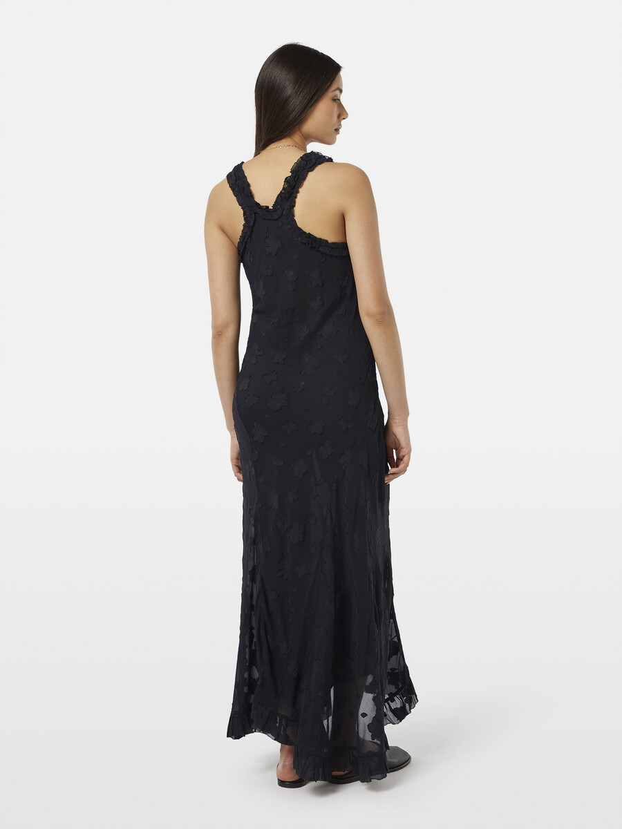 rüschen-maxikleid