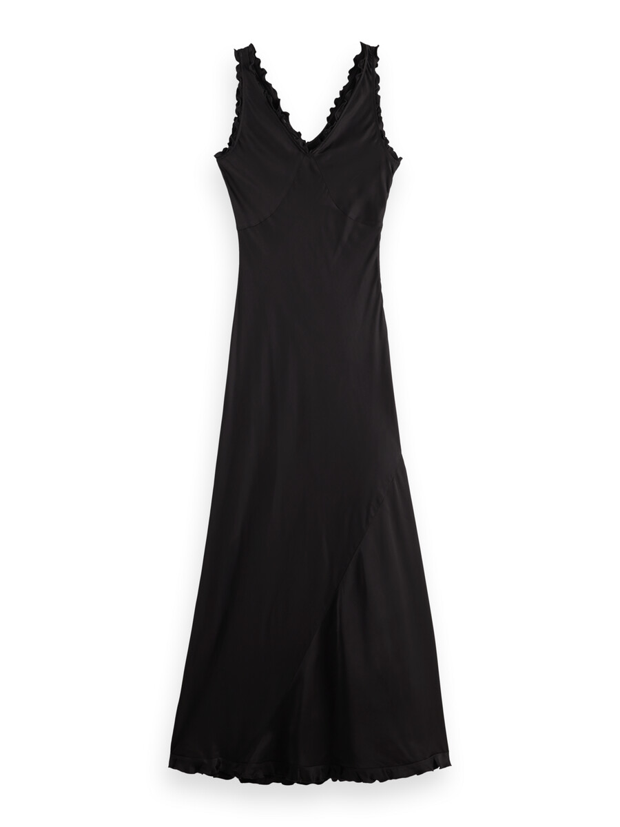 rüschen-maxikleid