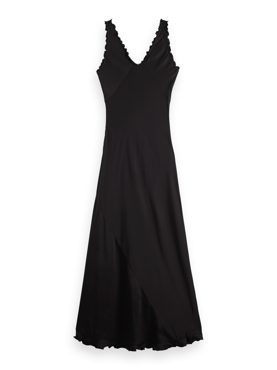 rüschen-maxikleid