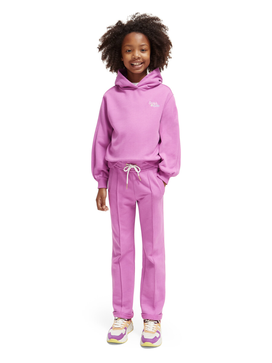 mädchen-hoodie aus bio-baumwolle