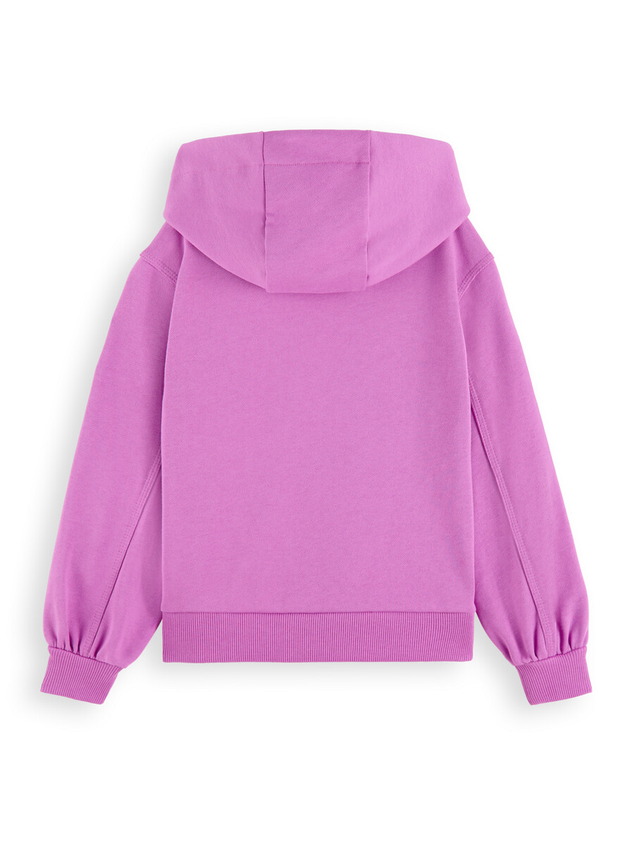 mädchen-hoodie aus bio-baumwolle