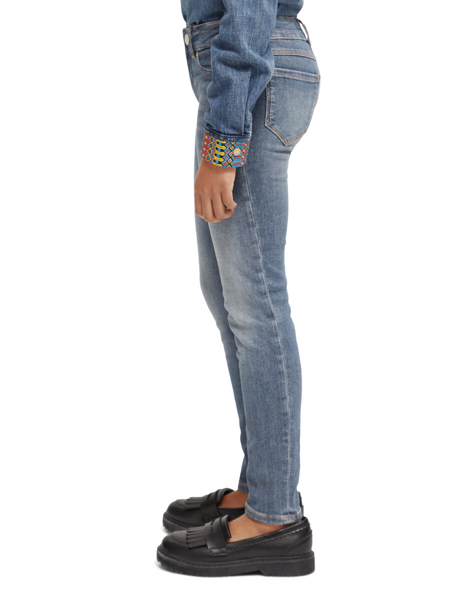 milou skinny jeans für mädchen – elektrisches blau