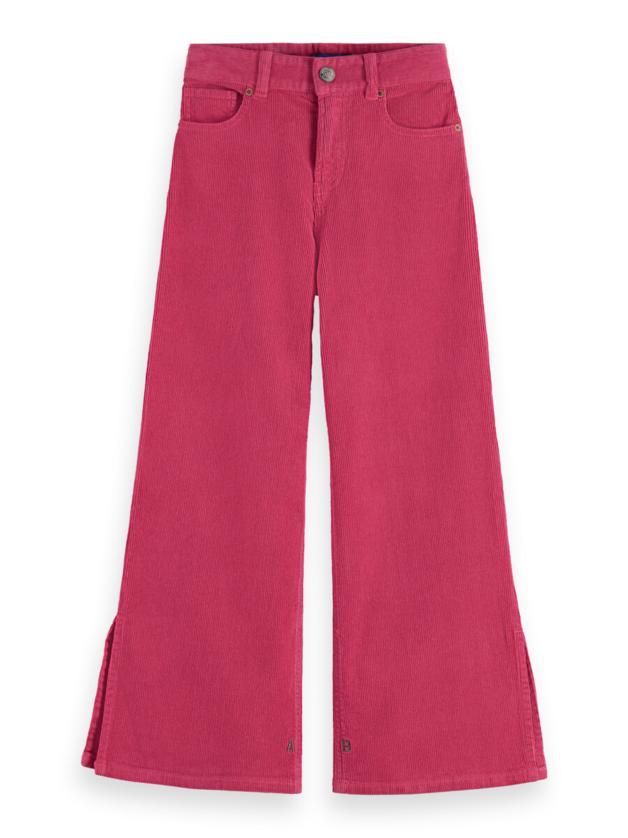 mädchen-jeans „the wave mit weitem bein – cord