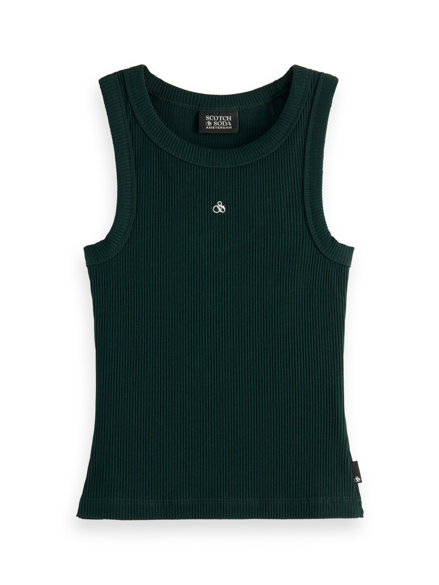 mädchen baby rippstrick slim-fit tanktop