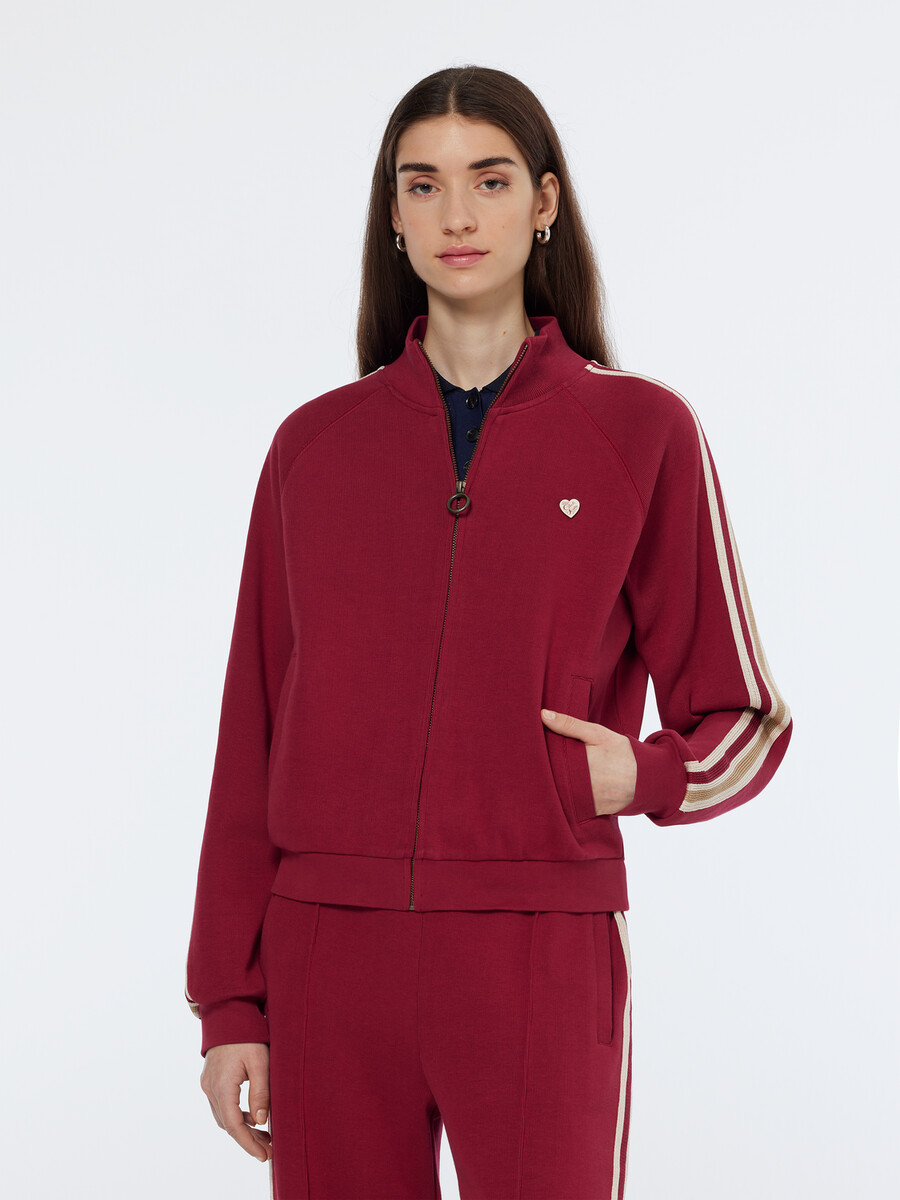 trainingsjacke mit reißverschluss