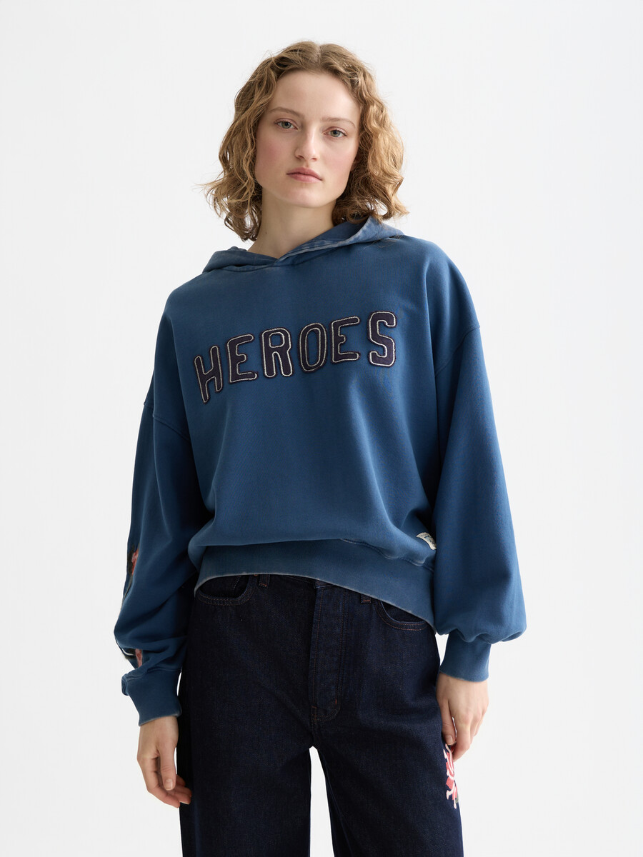 hoodie mit gewaschenem artwork zum 40-jährigen jubiläum