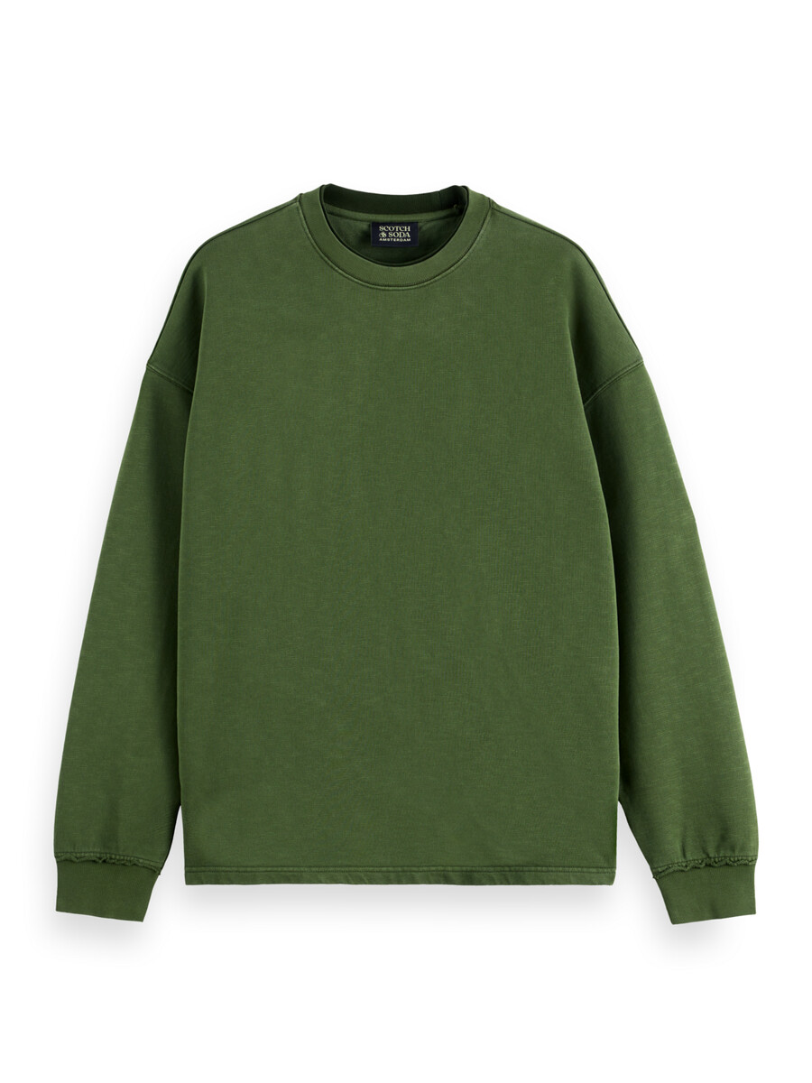 essentials – sweatshirt mit gesticktem logo