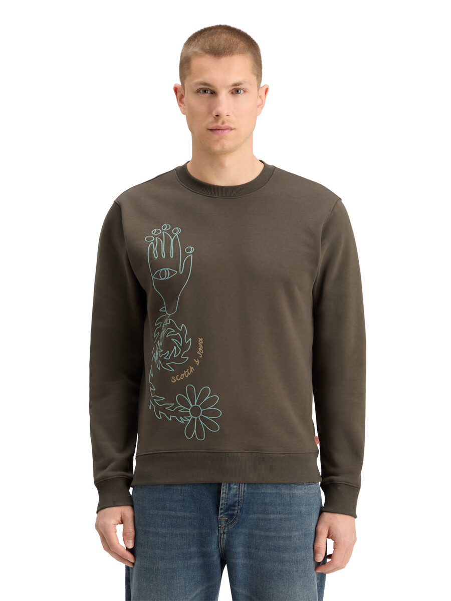 besticktes sweatshirt