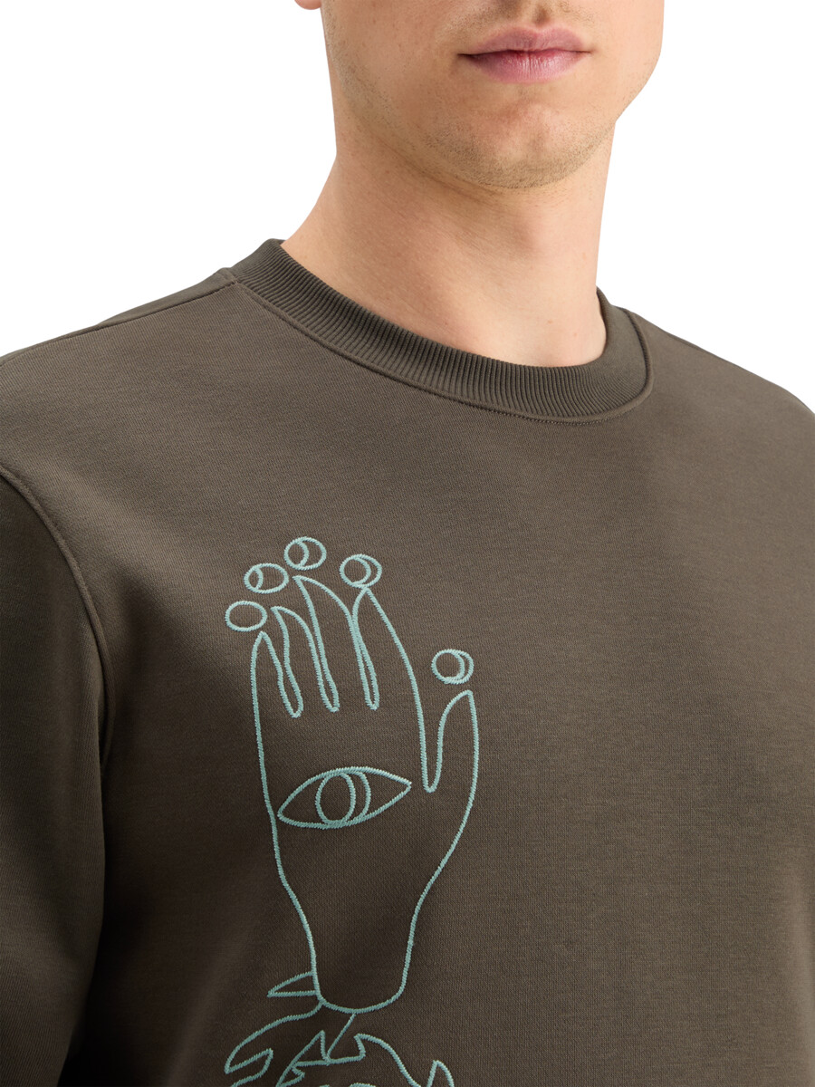 besticktes sweatshirt