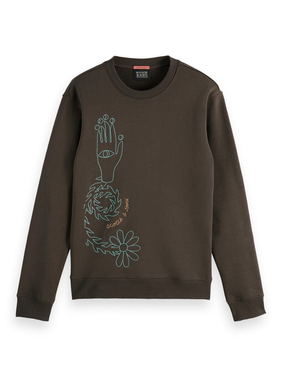 besticktes sweatshirt