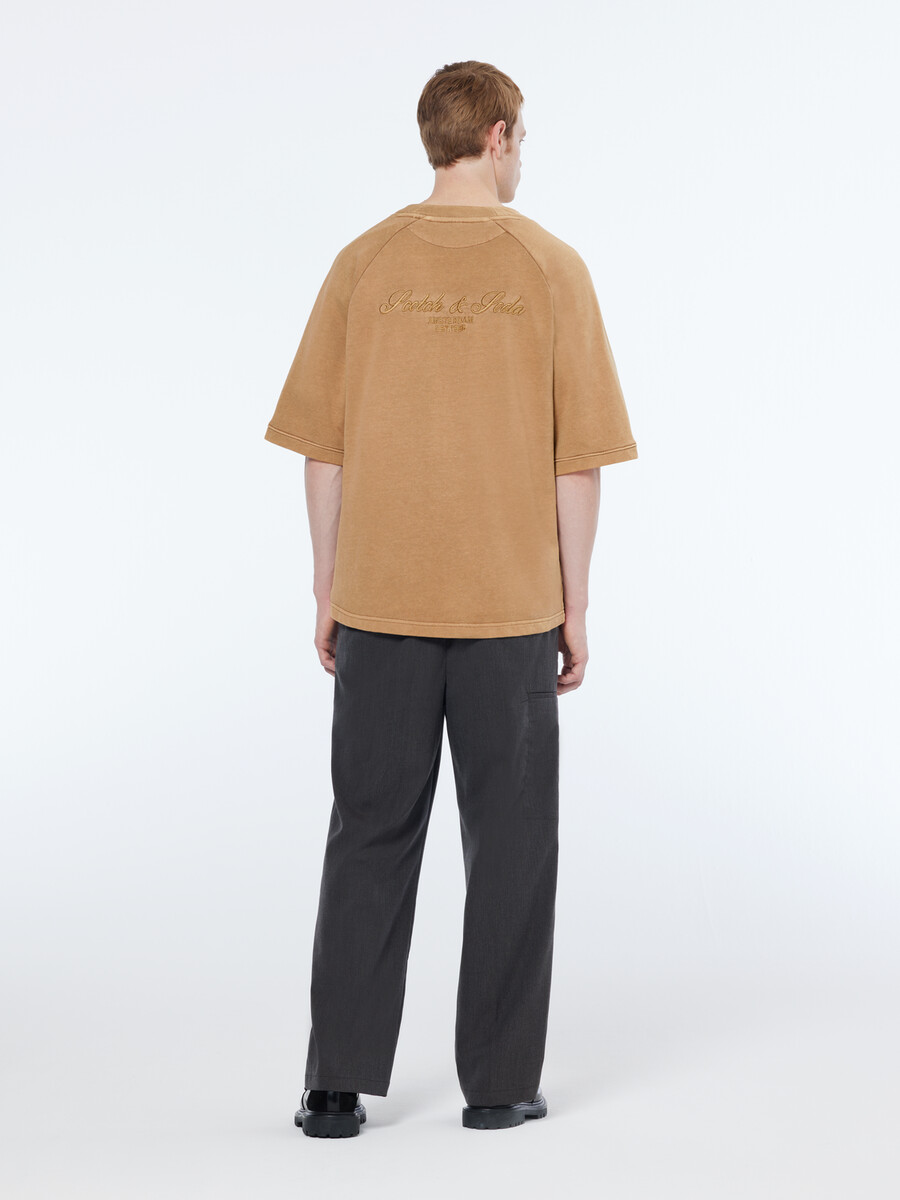 baseball-sweatshirt mit kurzen ärmeln