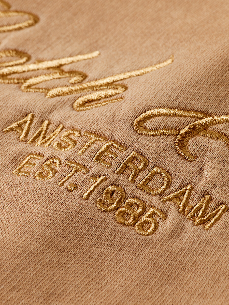 baseball-sweatshirt mit kurzen ärmeln