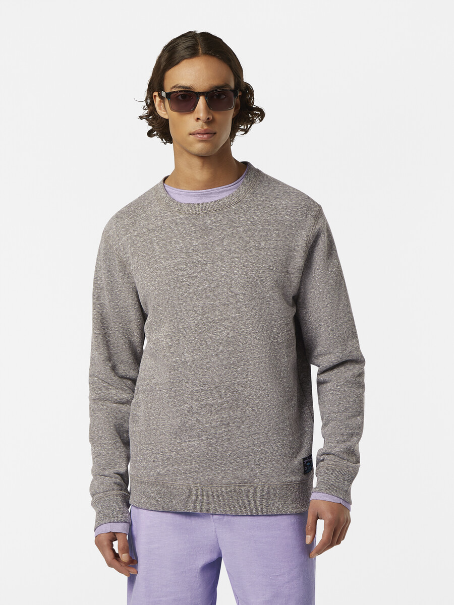melange-sweatshirt in regulärer passform