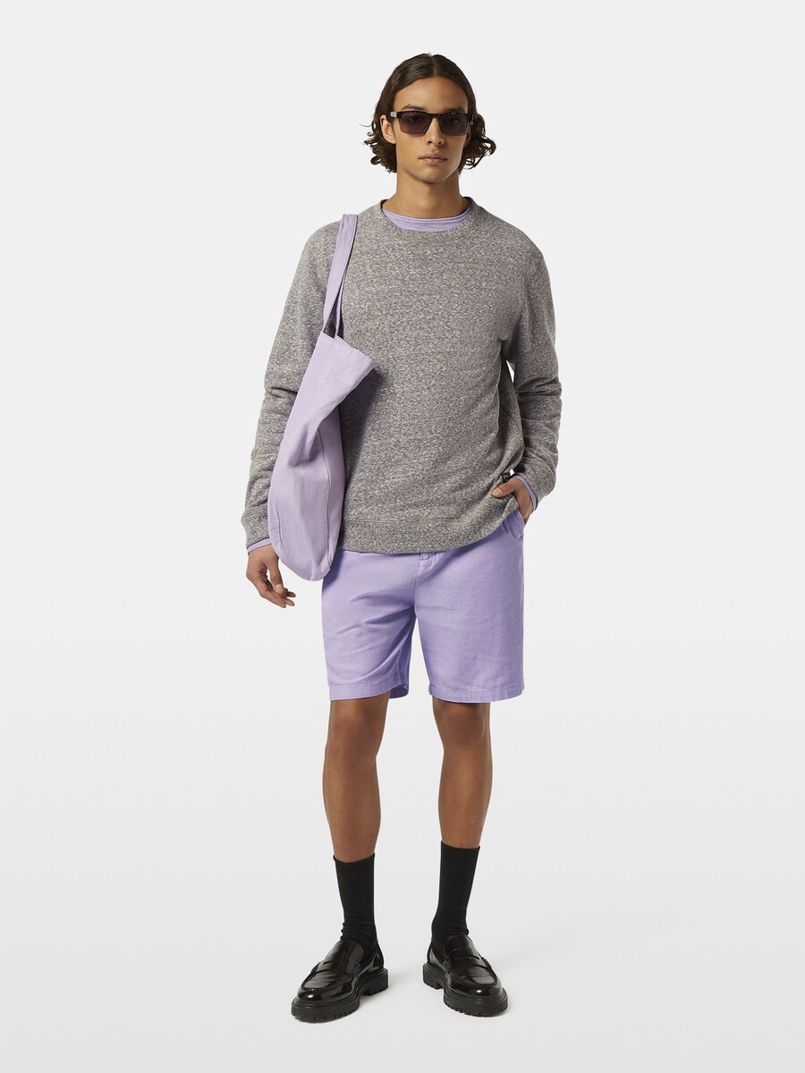 melange-sweatshirt in regulärer passform
