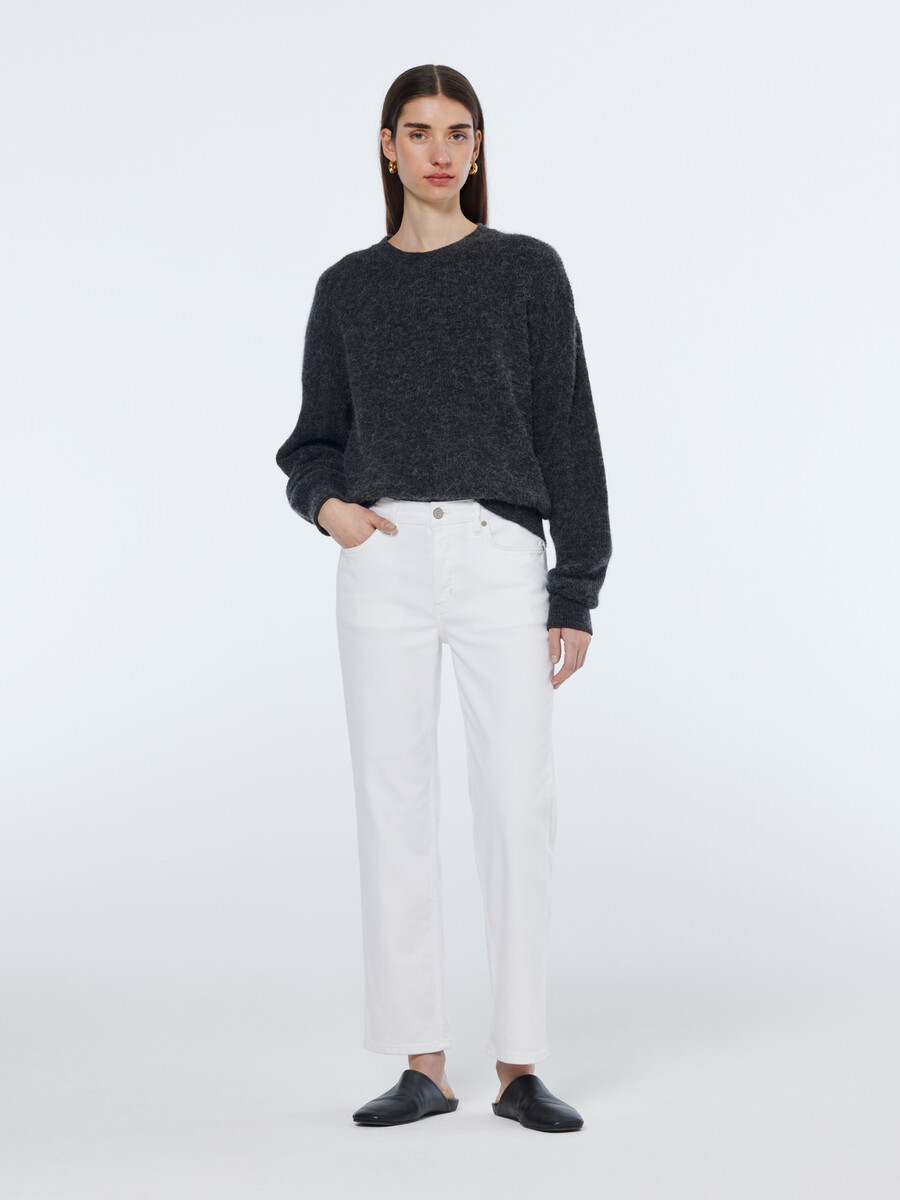 essentials — the sky straight jeans cool white