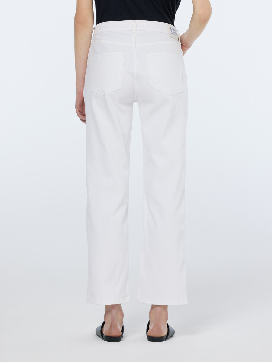 essentials — the sky straight jeans cool white