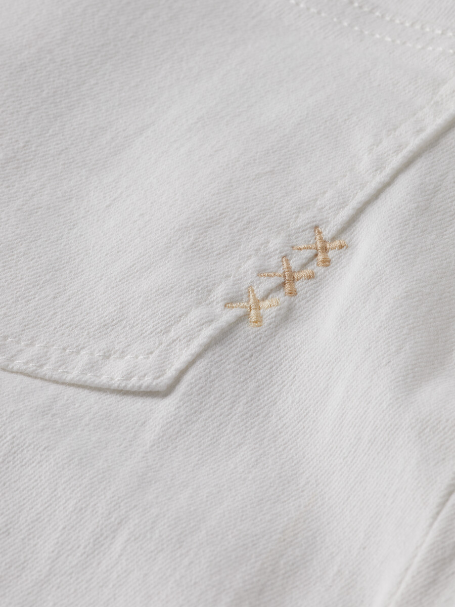 essentials — the sky straight jeans cool white