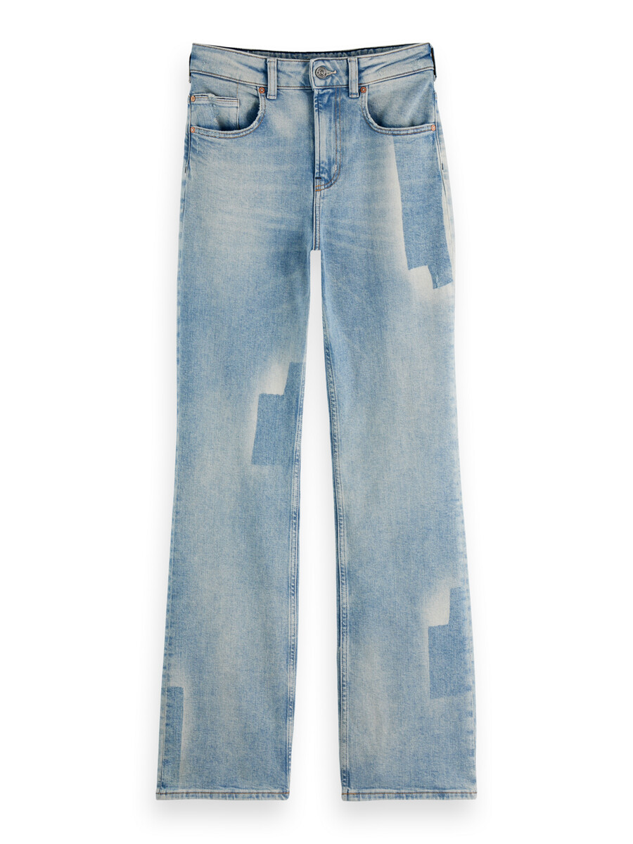 die glow bootcut jeans – kunst aus dem herzen