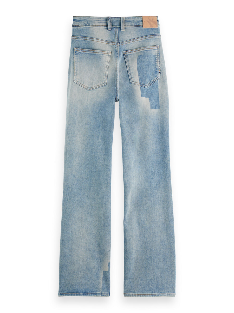 die glow bootcut jeans – kunst aus dem herzen