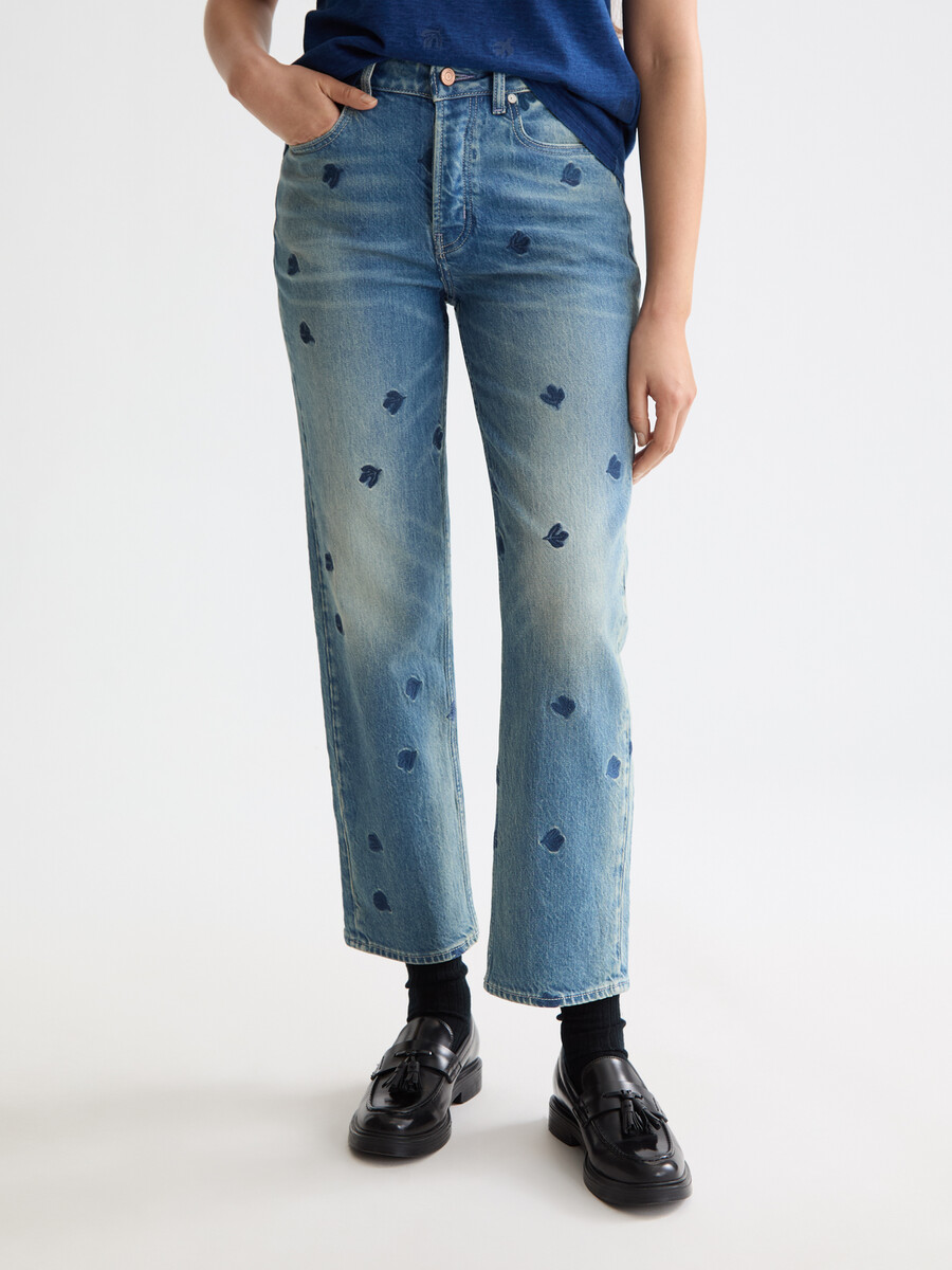 sky straight jeans – falling leaves