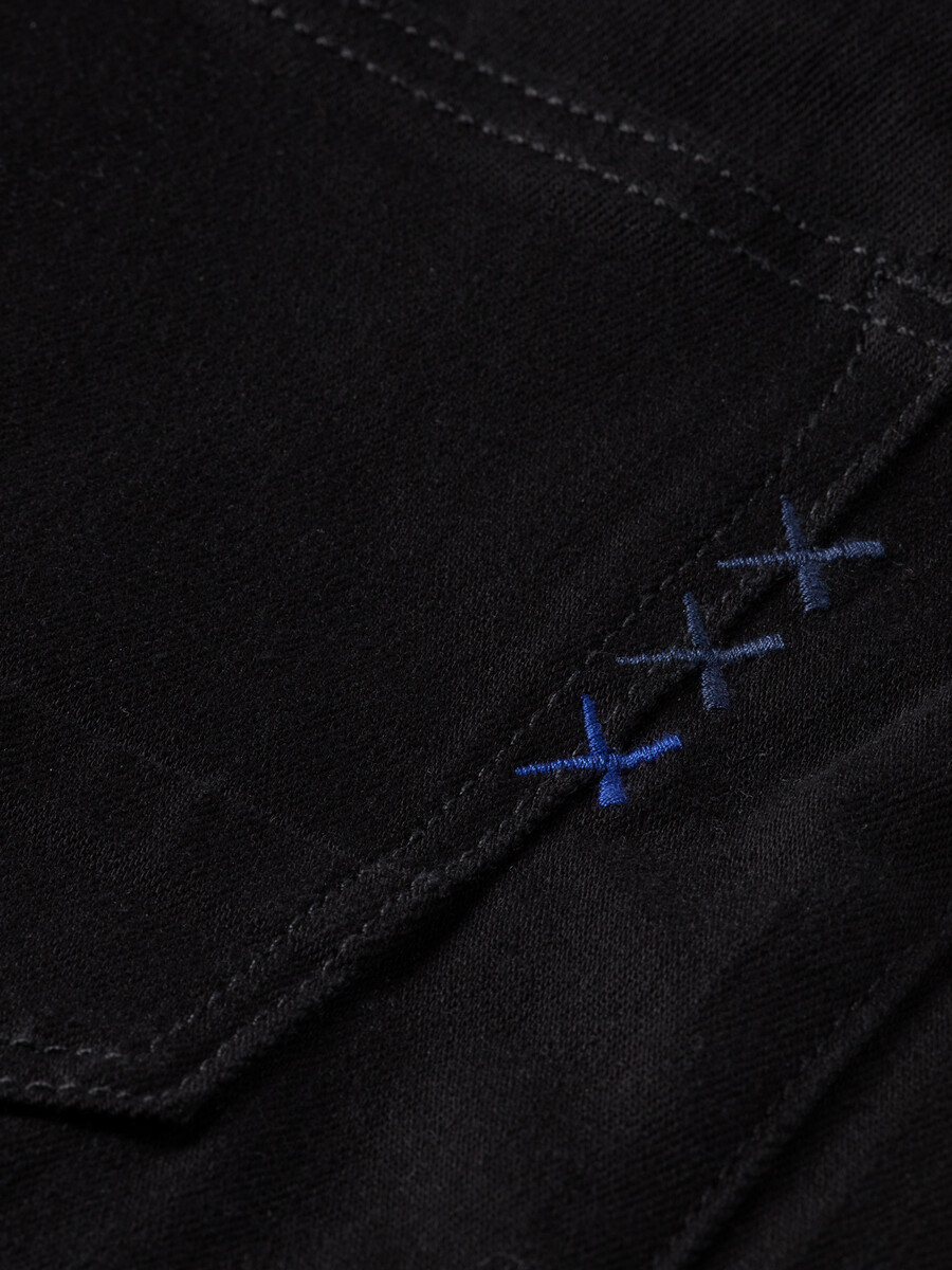 essentials — ralston slim jeans stay black