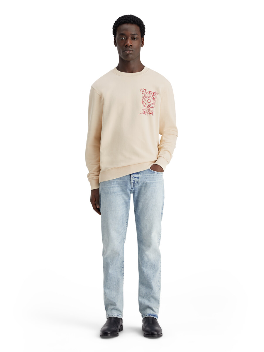 essentials — die zee straight jeans blue story