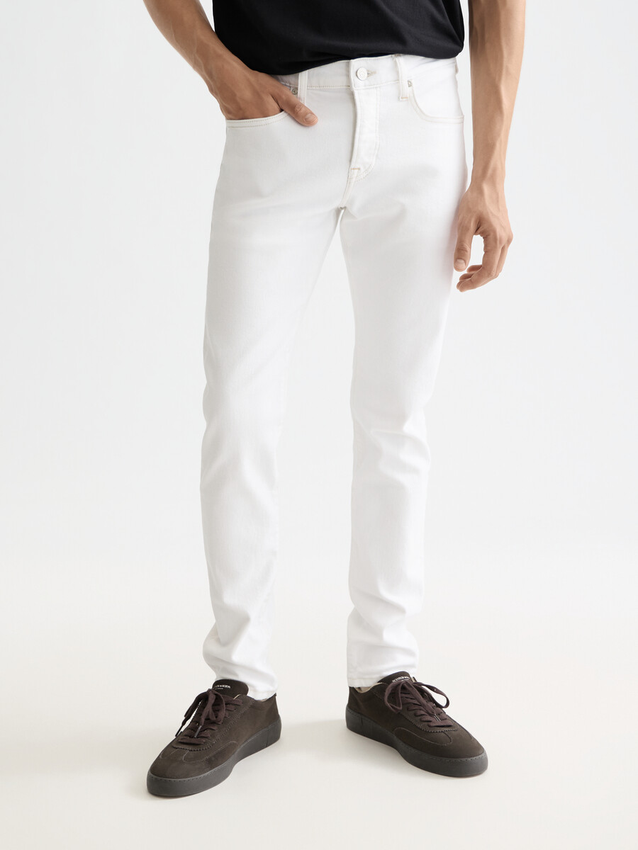 core - ralston regular slim jeans cool white