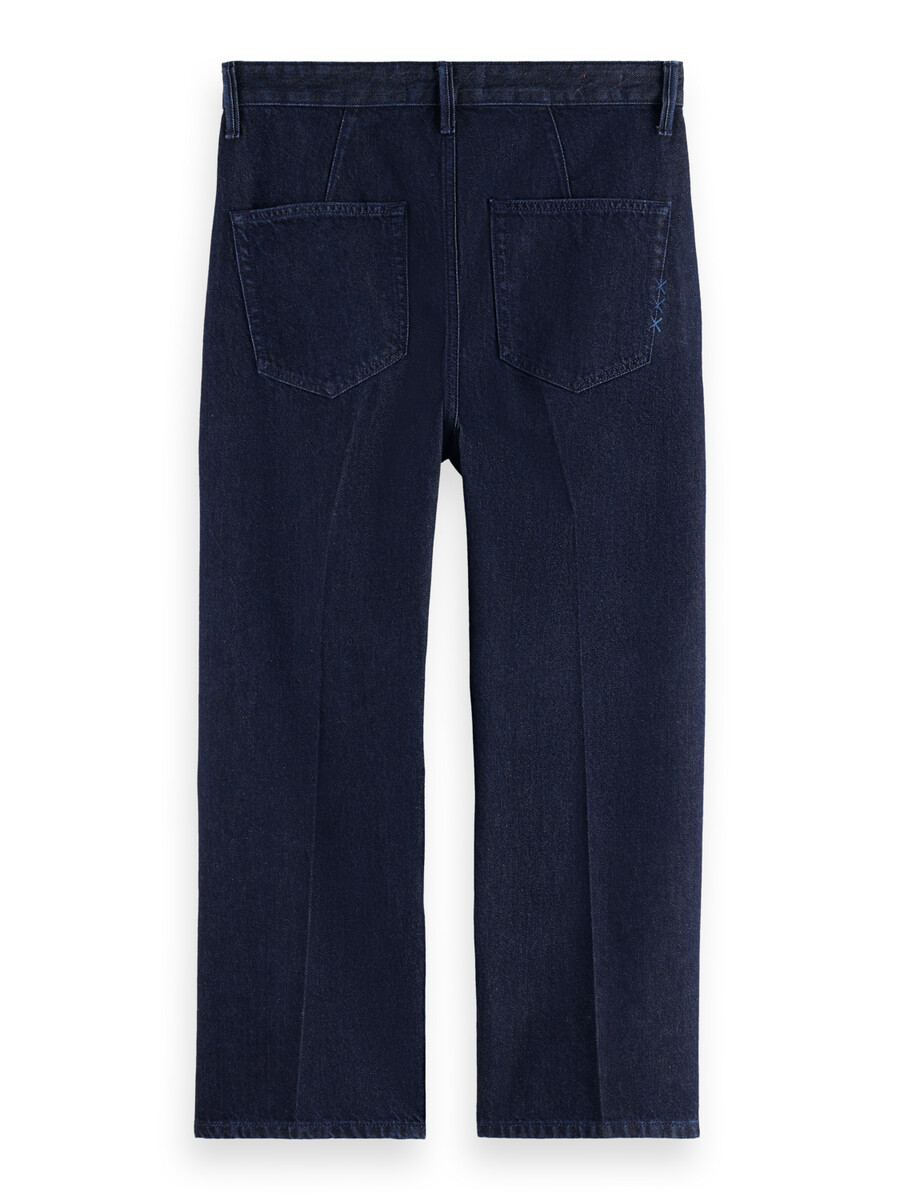 gerade geschnittene verkürzte denim-chino beatitude