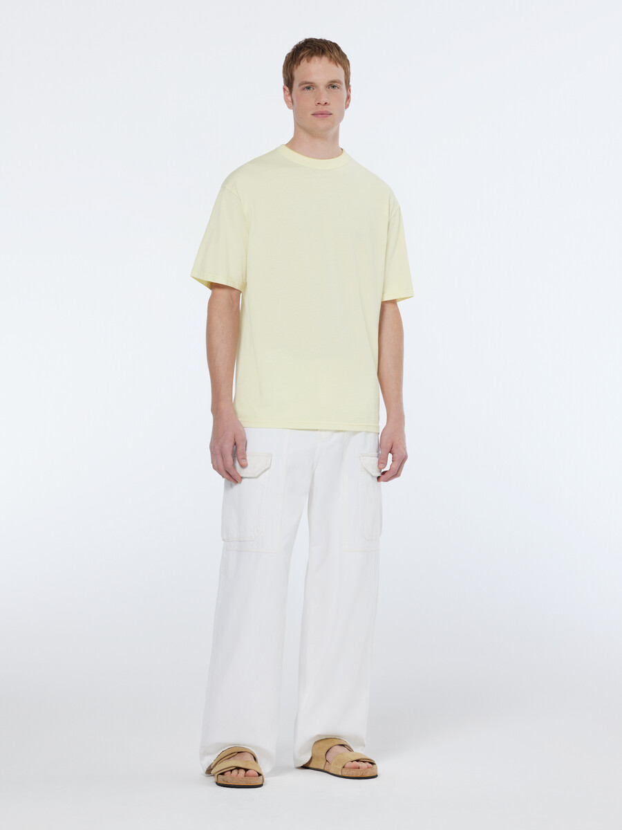 the daze loose fit cargo jeans verwaschenes weiß