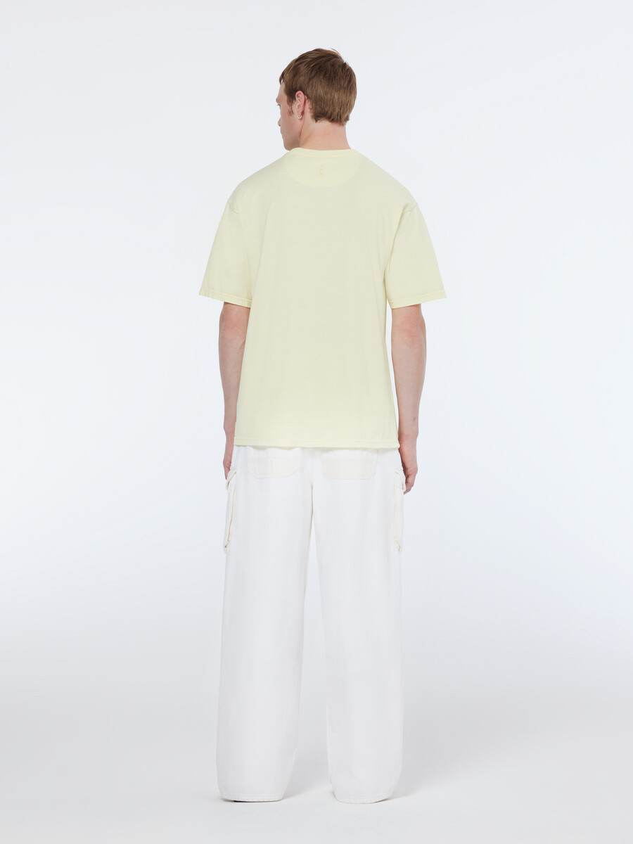 the daze loose fit cargo jeans verwaschenes weiß