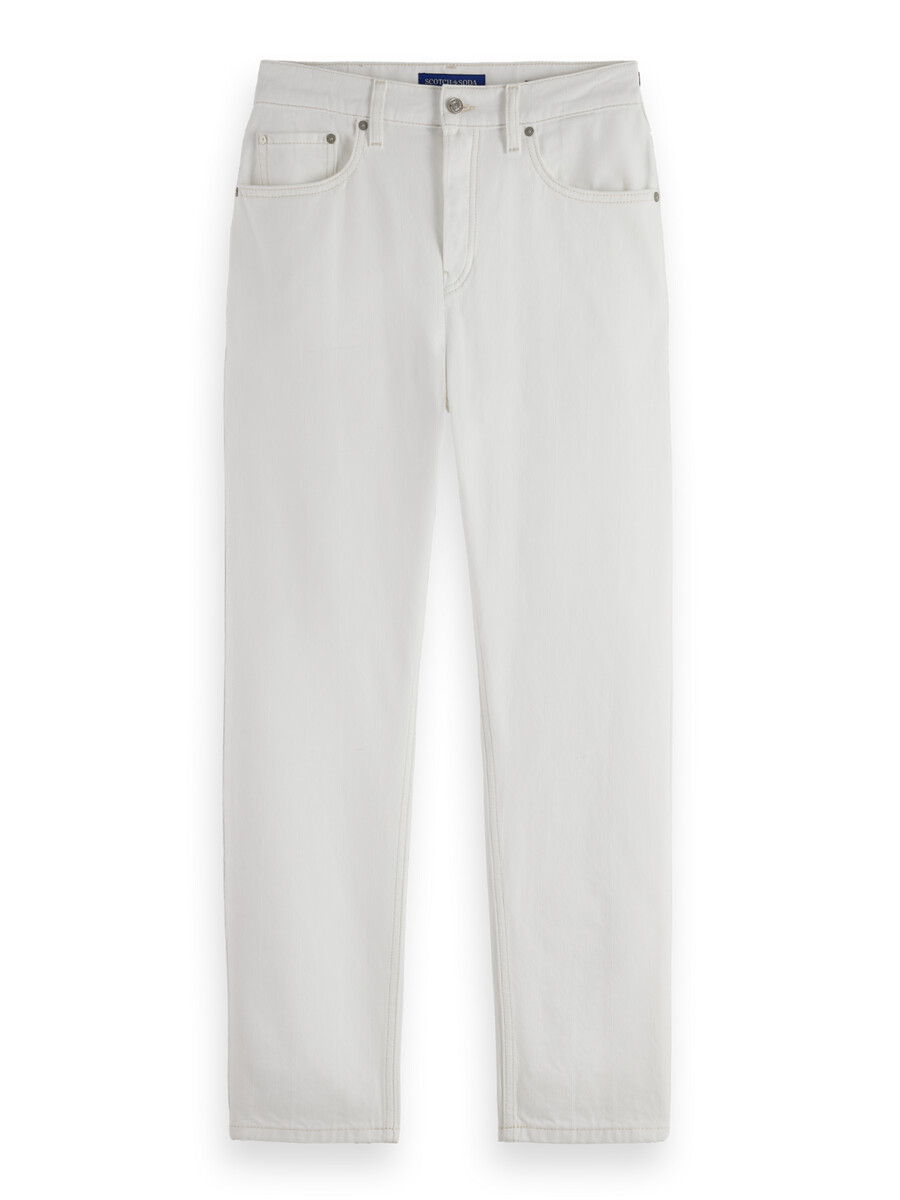 dean loose taper jeans tennis white