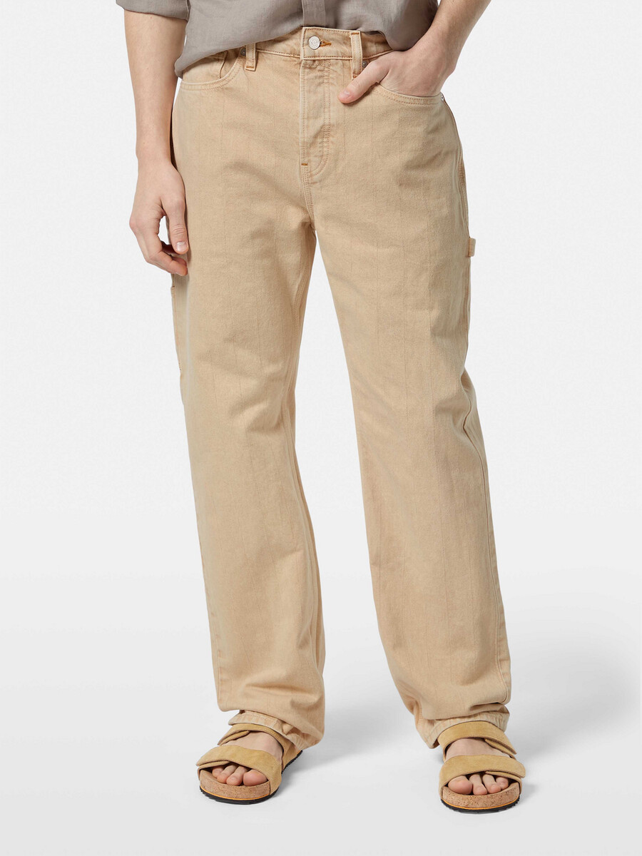 verve straight workwear jeans wüstensand