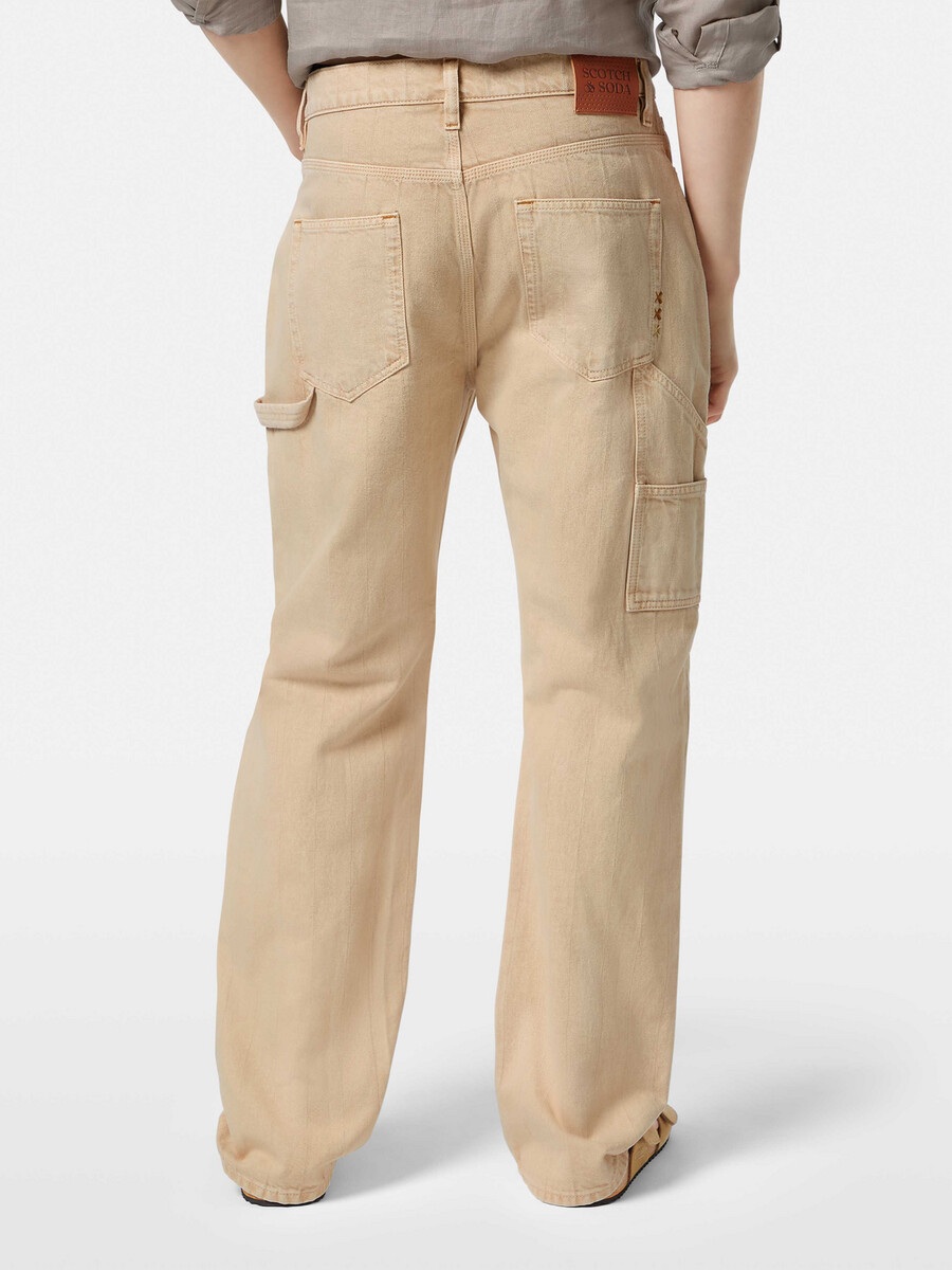 verve straight workwear jeans wüstensand