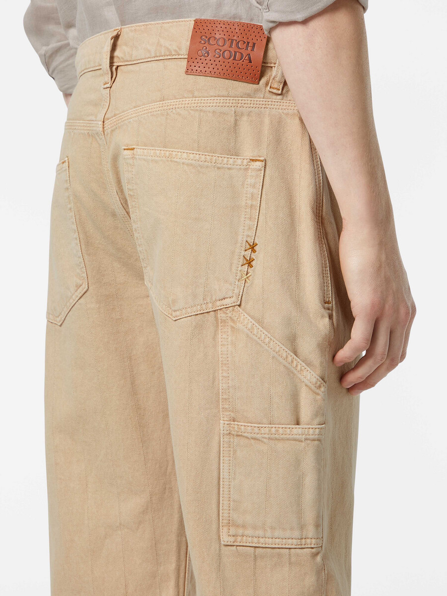verve straight workwear jeans wüstensand