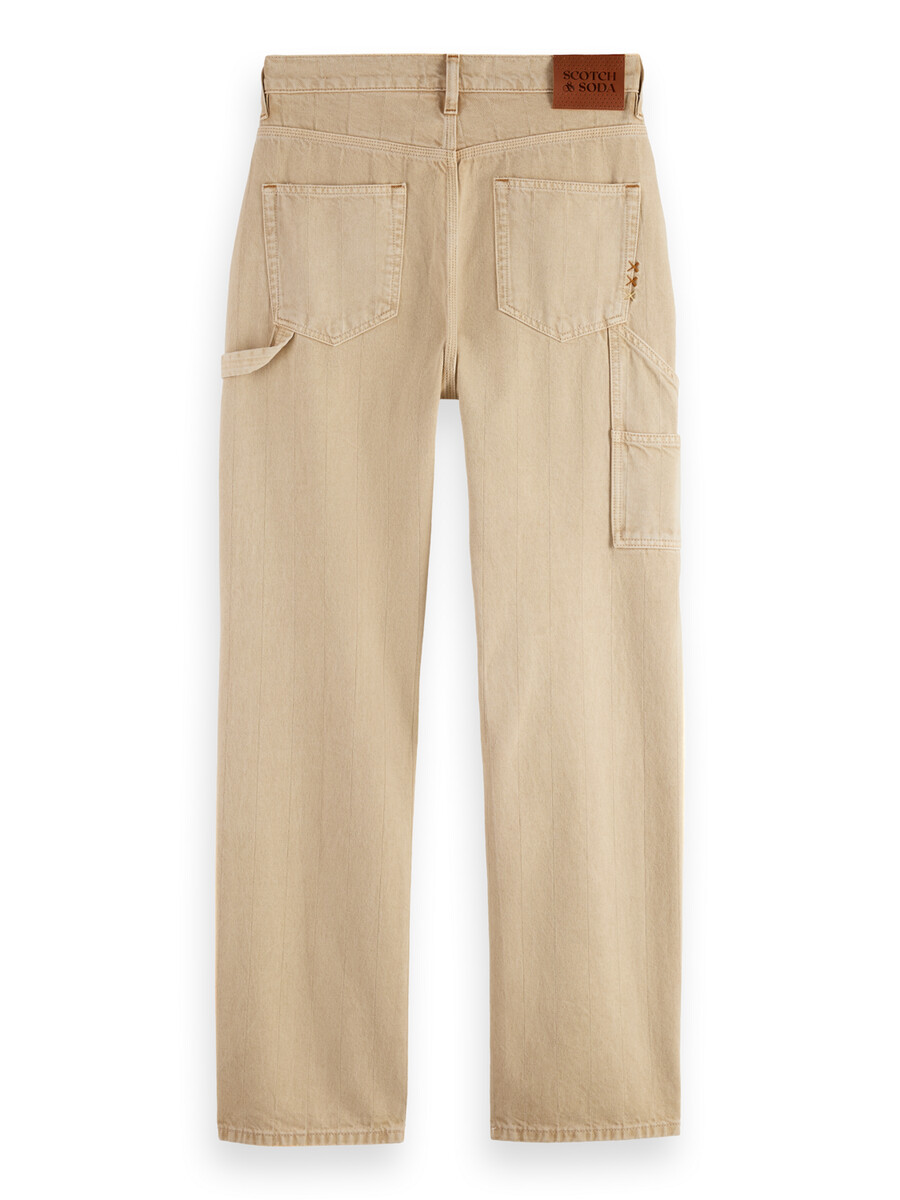 verve straight workwear jeans wüstensand