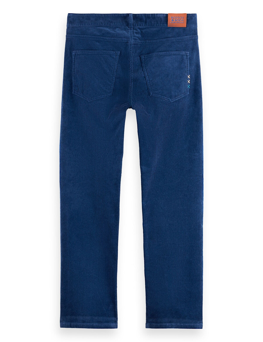 die zee straight jeans aus farbigem cord