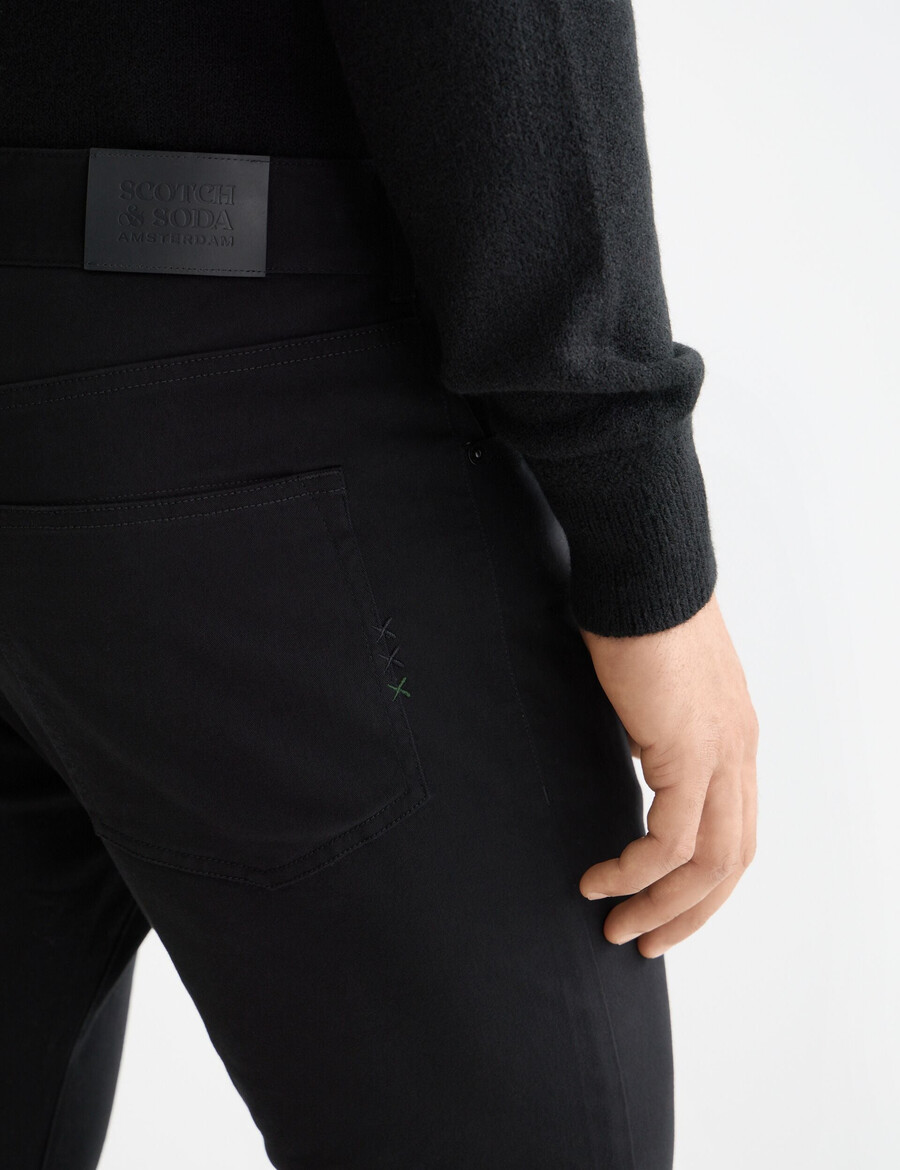 ralston-hose aus baumwollmischgewebe mit schmaler passform und 5 taschen