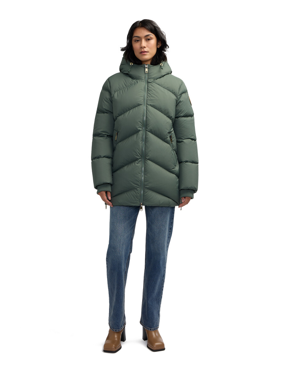 fallon boxy inverted chevron stepp-puffer