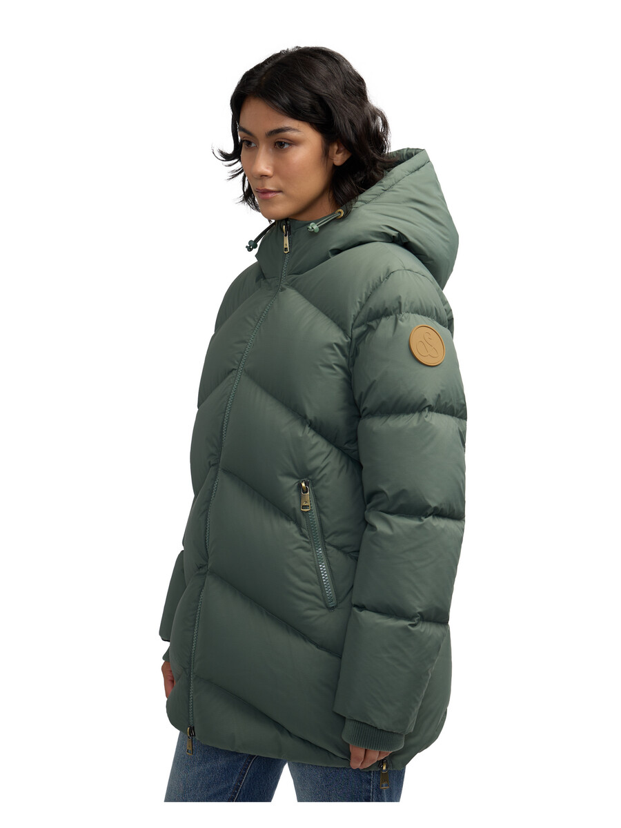 fallon boxy inverted chevron stepp-puffer