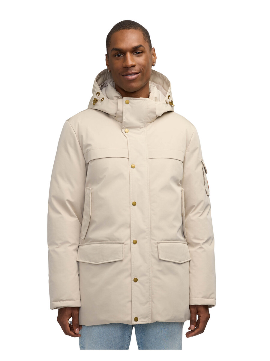 edgar parka mit abnehmbarer kapuze