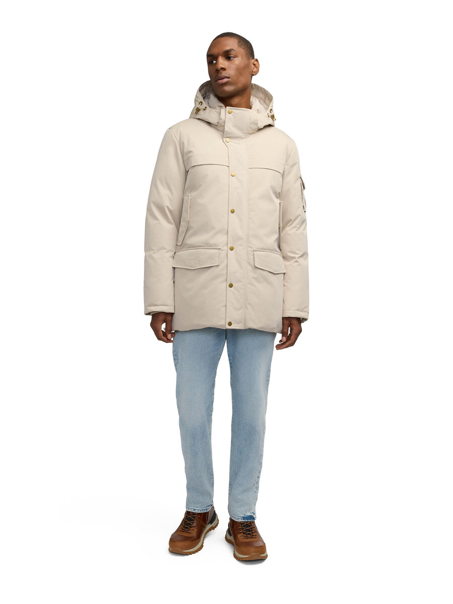 edgar parka mit abnehmbarer kapuze