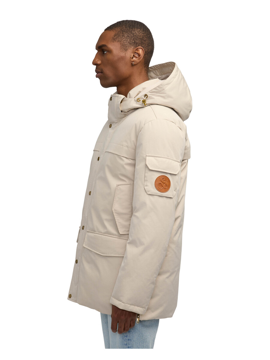 edgar parka mit abnehmbarer kapuze