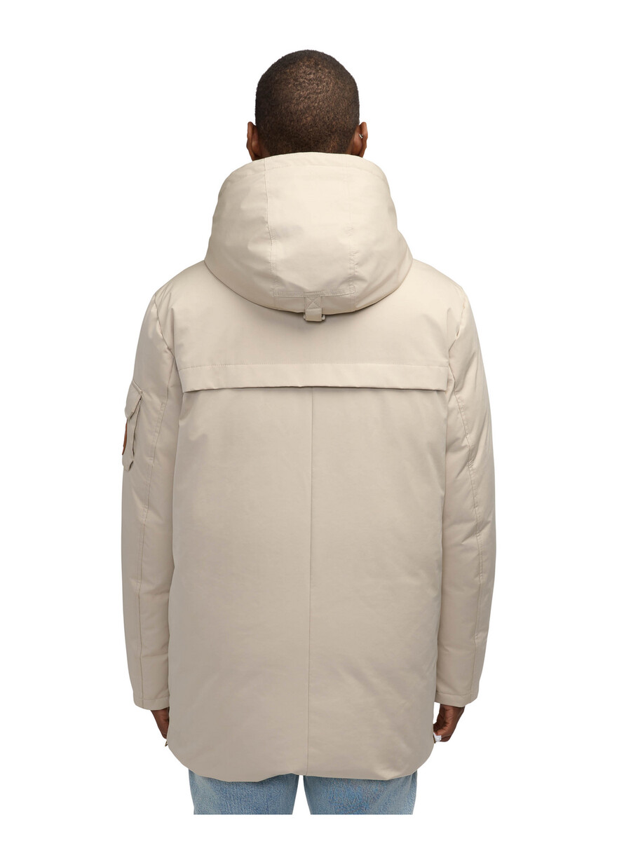 edgar parka mit abnehmbarer kapuze