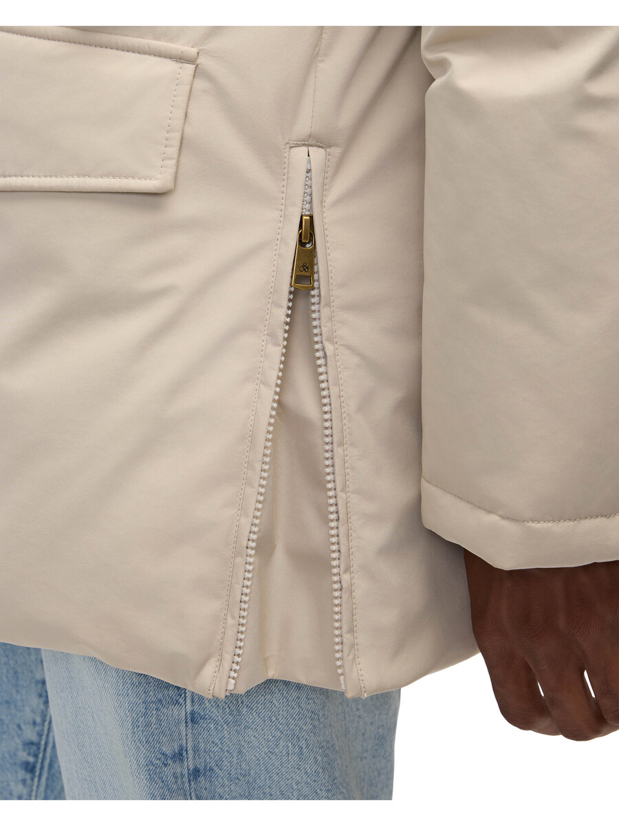 edgar parka mit abnehmbarer kapuze